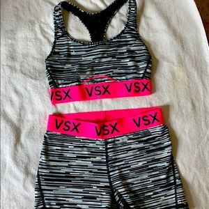 VSX Sports bra and short set